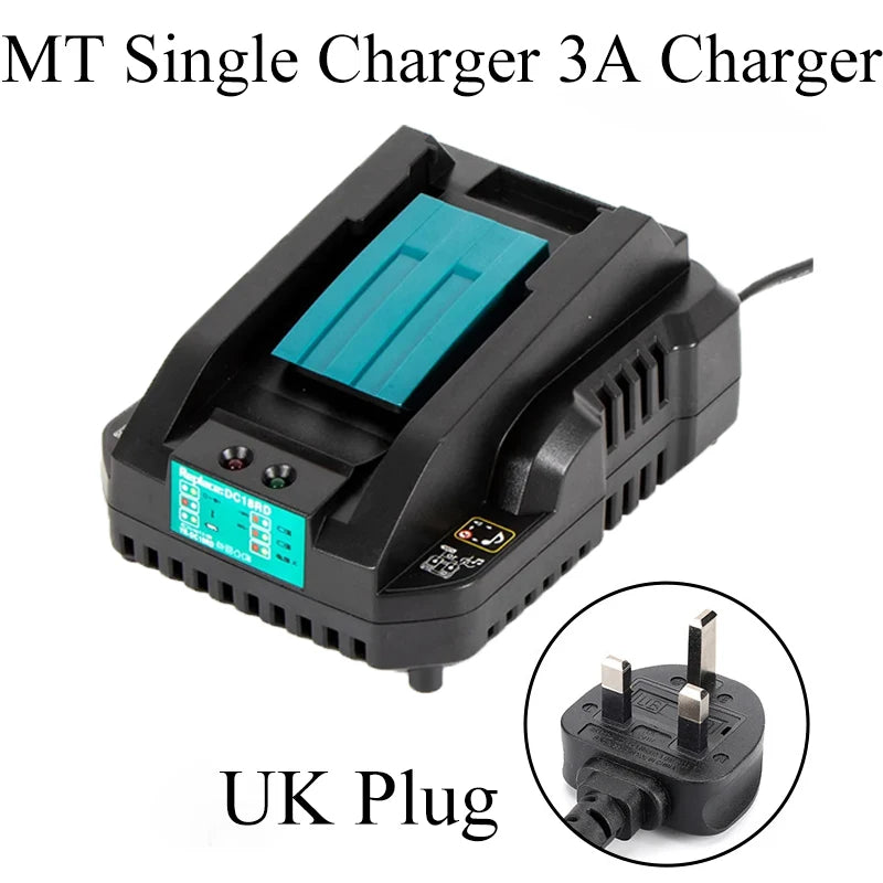 Rapid Charger for Makita 14.4V–18V Li-Ion Battery DC18RC Battery Charger Babs 3A UK Plug
