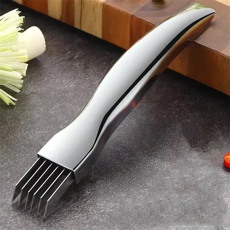 6-Blade Green Onion Slicer & Vegetable Shredder | Kitchen Tool Vegetable Slicer Tool Babs