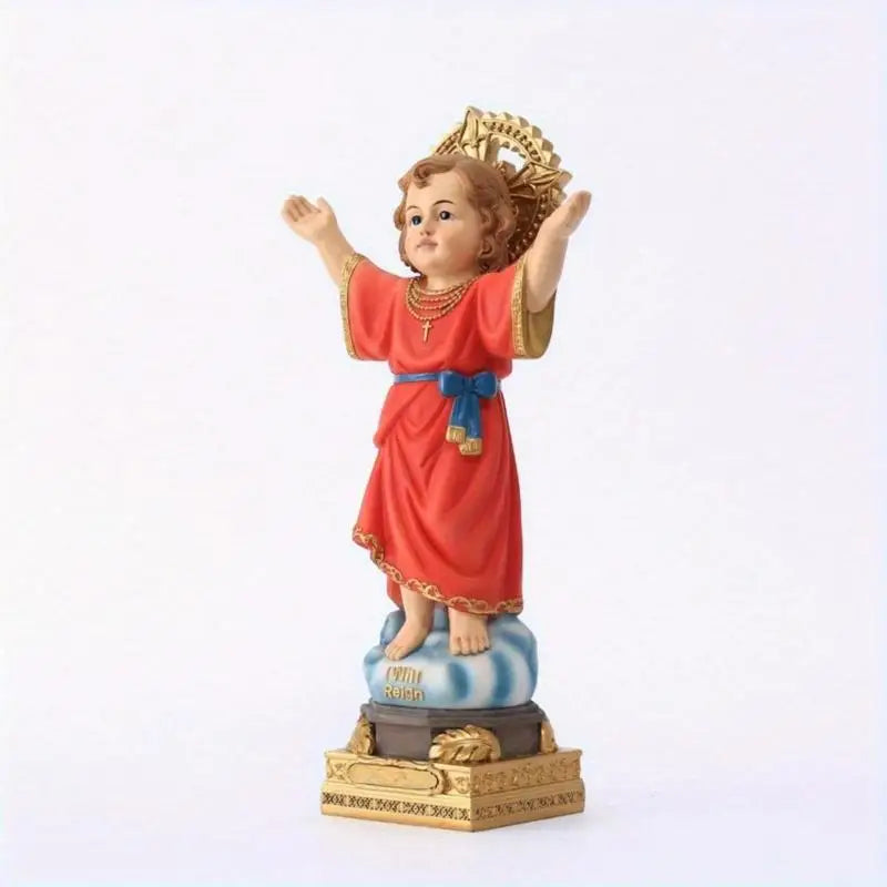32.5cm Divino Niño Jesús Resin Statue | Baby Jesus Figurine Religious Figurine Babs