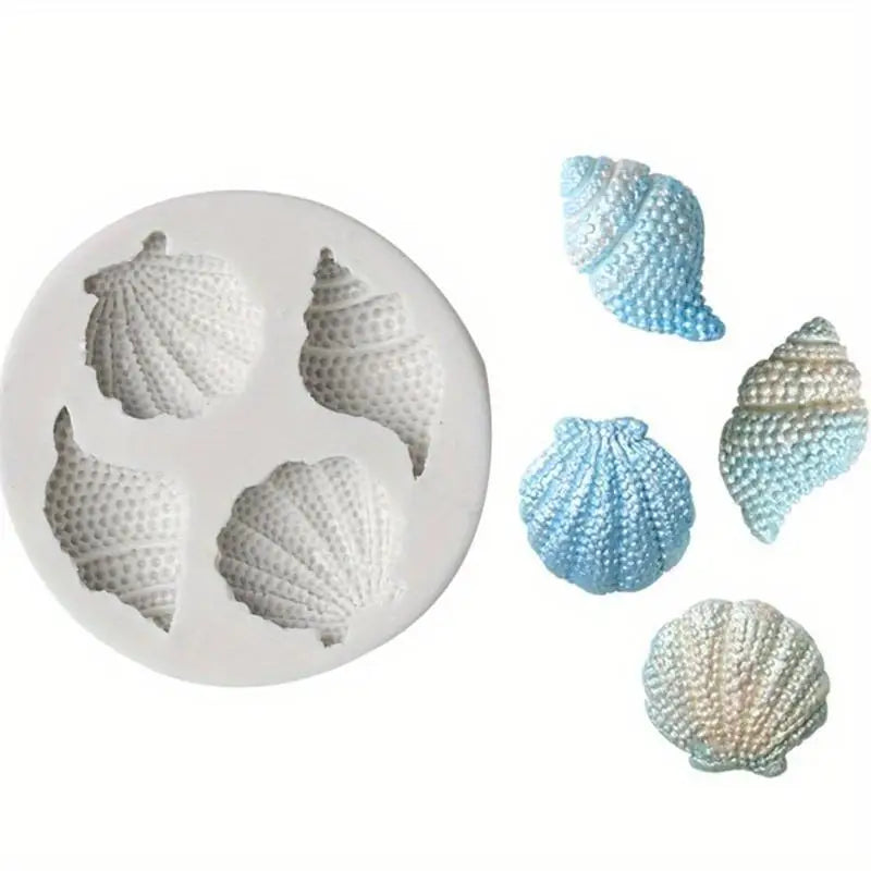 Shell Conch Silicone Mold for Fondant & Resin DIY Crafts Silicone Craft Mold Babs