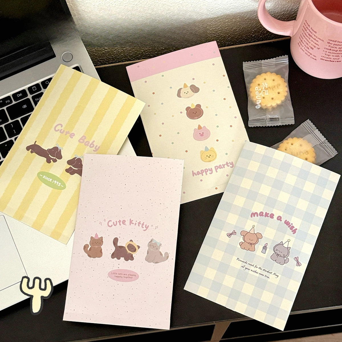 20/40Pcs Pet Pattern Paper Gift Bags – Party & Baking Bags Paper Gift Bags Babs