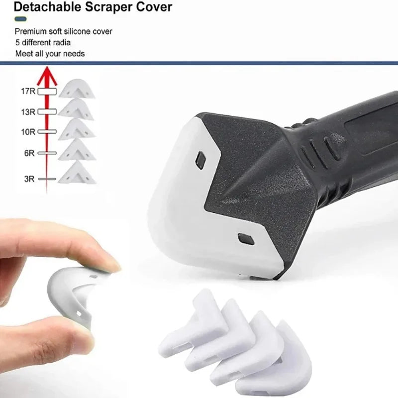 5-in-1 Caulk Remover & Sealant Scraper Tool for Tile & Grout Caulk Scraper Tool Babs