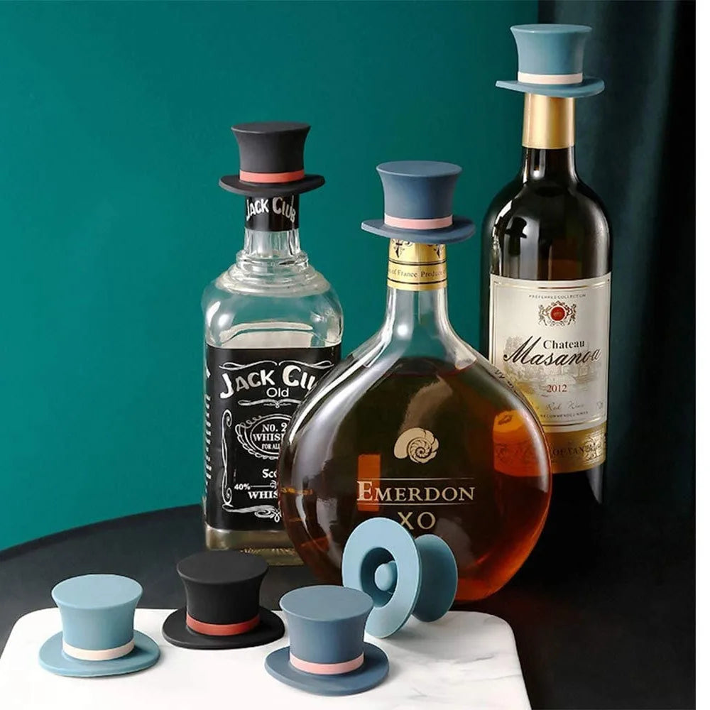 Silicone Wine & Olive Oil Bottle Stoppers – Eco-Friendly Silicone Bottle Stopper Babs