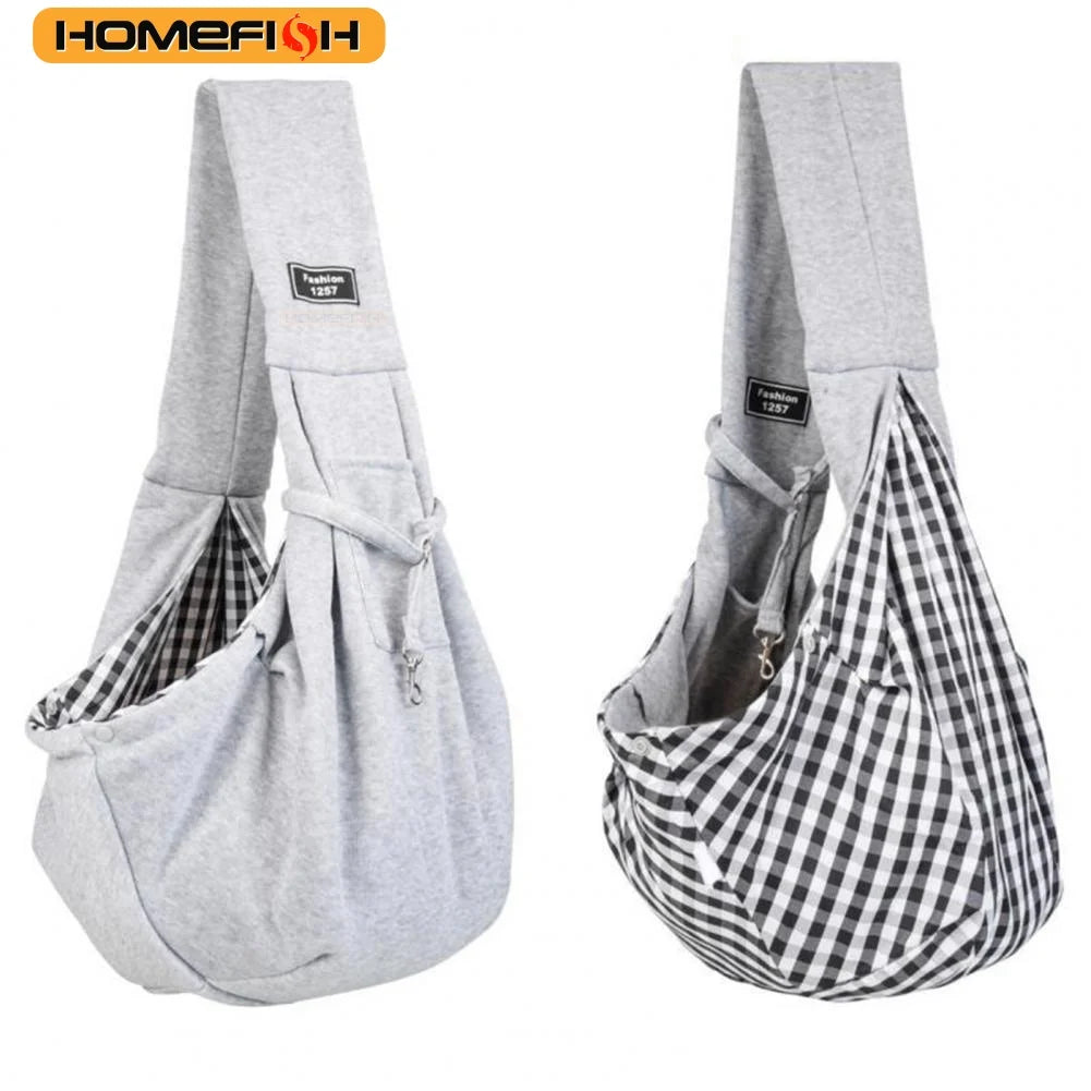 Adjustable Dog Sling Carrier – Breathable Crossbody Pet Bag Dog Sling Carrier Babs