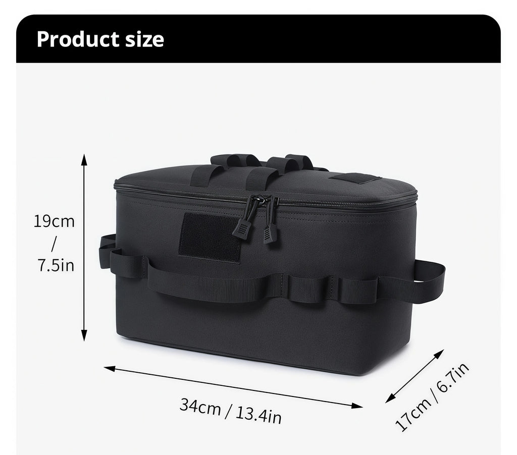 Large Camping Storage Bag – Cookware & Gas Canister Organizer Camping Organizer Bag Babs
