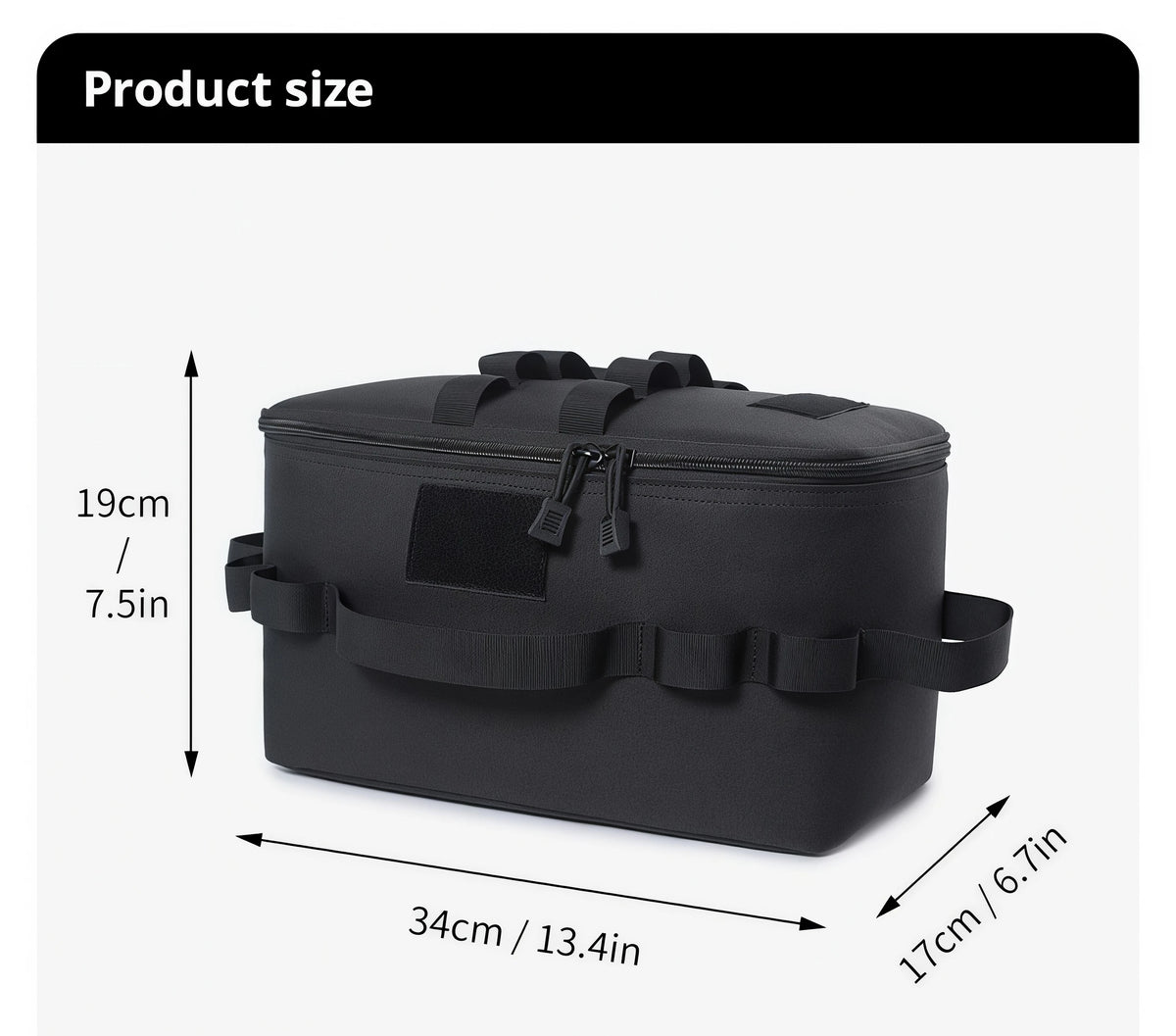Large Camping Storage Bag – Cookware & Gas Canister Organizer Camping Organizer Bag Babs