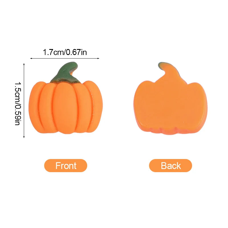 Mini Resin Pumpkins 20/50Pcs – Fall Halloween Craft Decor Seasonal Resin Decor Babs