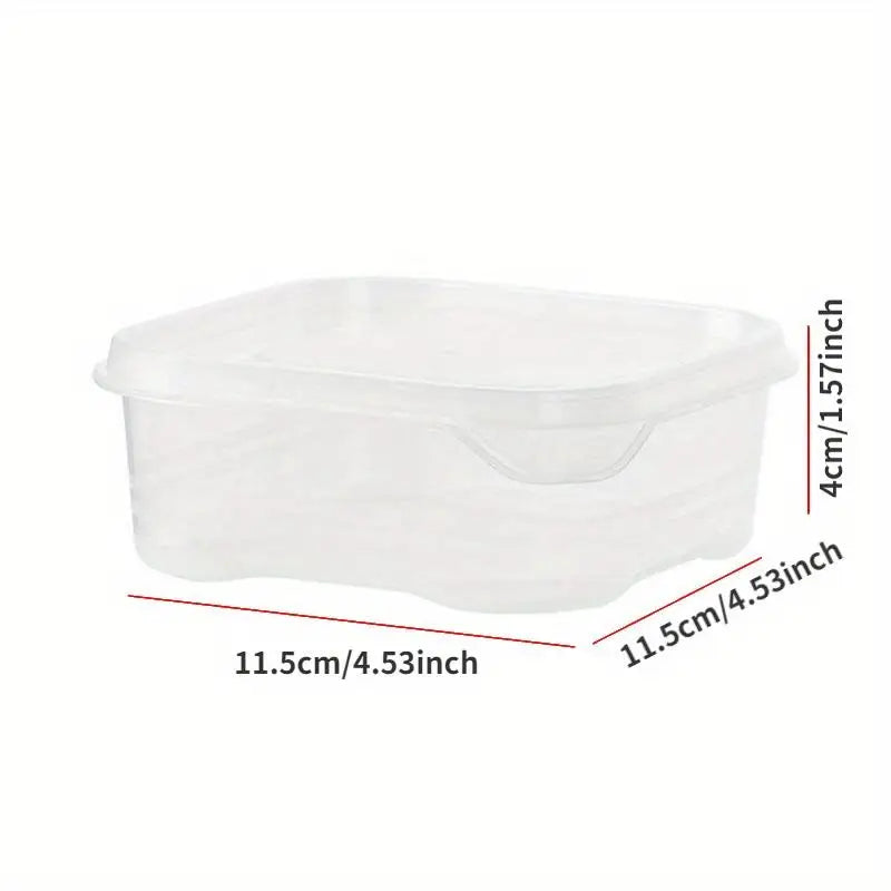 5-Piece Clear Fridge Storage Boxes – Fruit & Veggie Organizer Fridge Storage Containers Babs