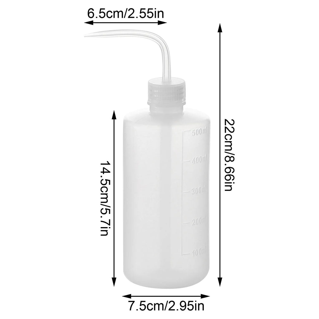 500ml Squeeze Bottle for Tattoo, Eyelash & Plant Care Squeeze Wash Bottle Babs