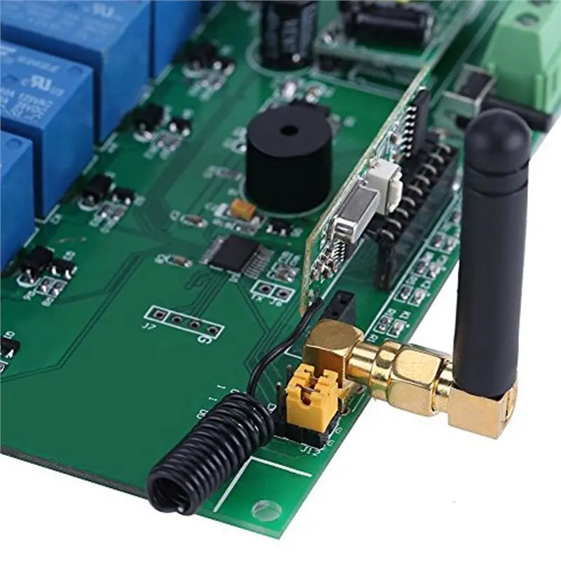 6 Channel RF Relay Module Board Remote Control Switch 110-240V RF Relay Module Babs