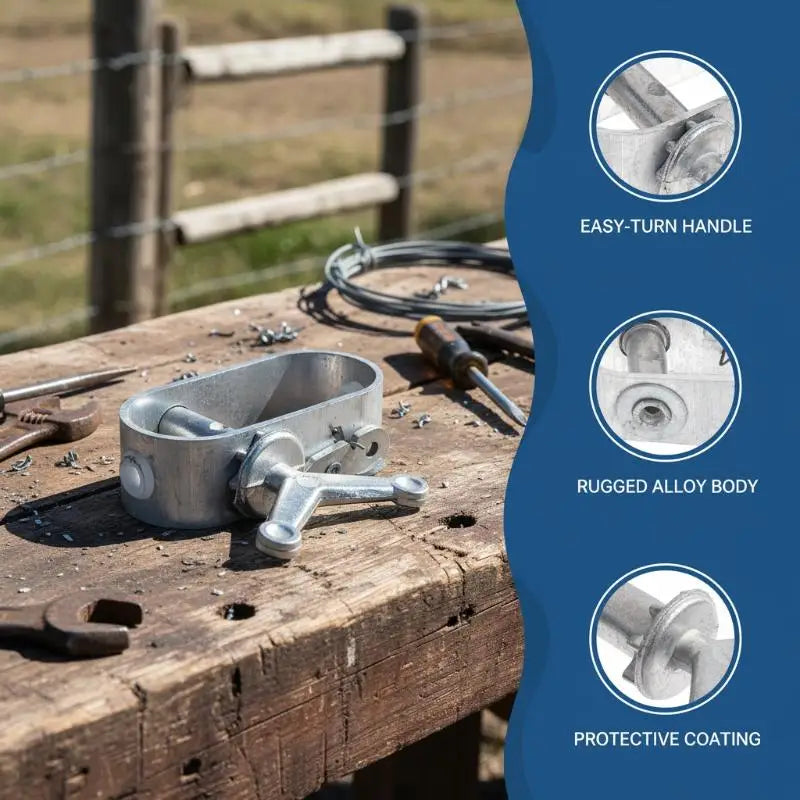 Rustproof Aluminum Pool Cover Winch Cable Tensioner Tightener Cable Tensioner Babs