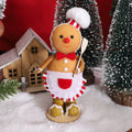 Gingerbread Man Chef Doll Christmas Ornament Holiday Decor Holiday Figurine Ornament Babs Boy 2PC
