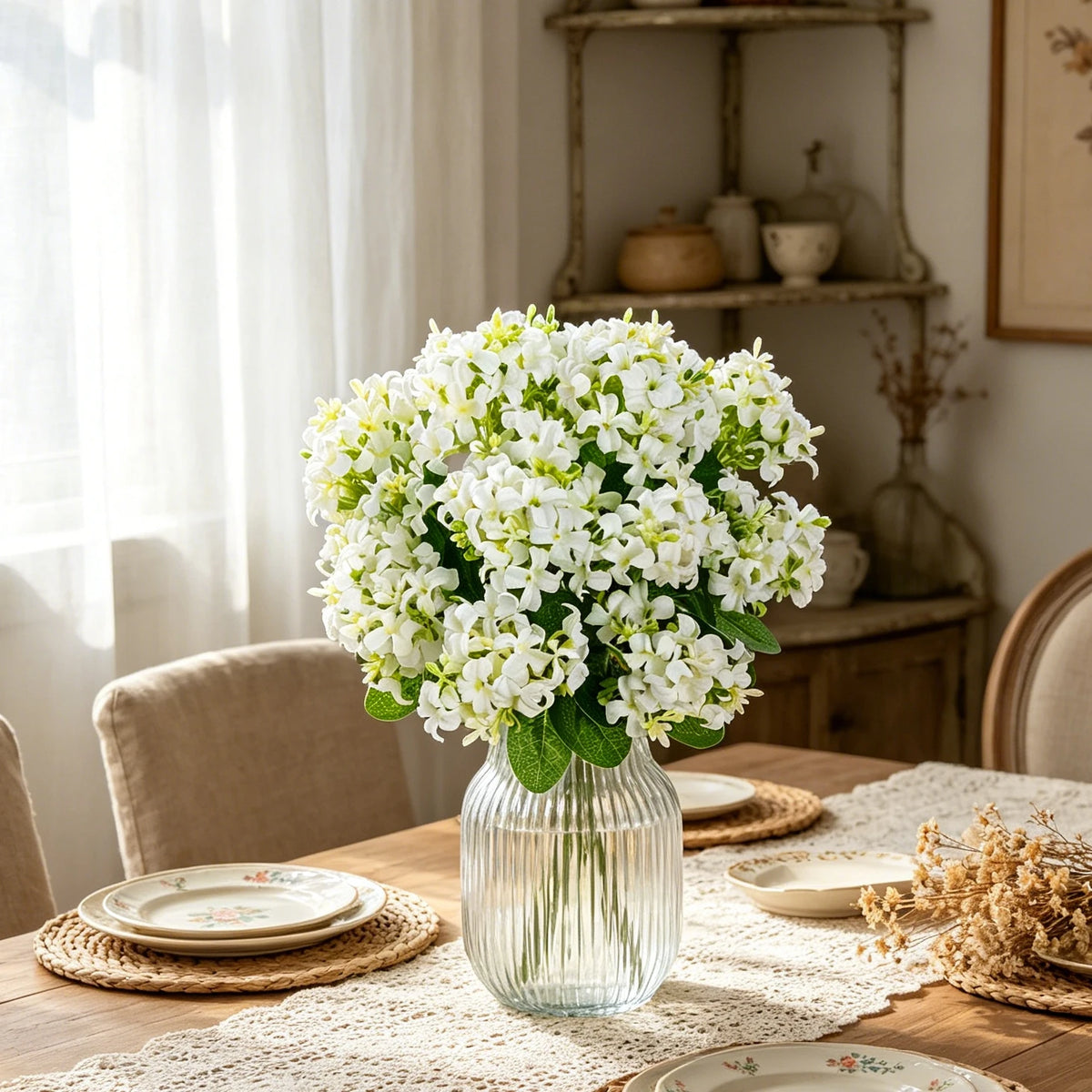 Silk Hyacinth Artificial Flowers – Wedding & Home Décor Bouquet Artificial Flower Bouquet Babs