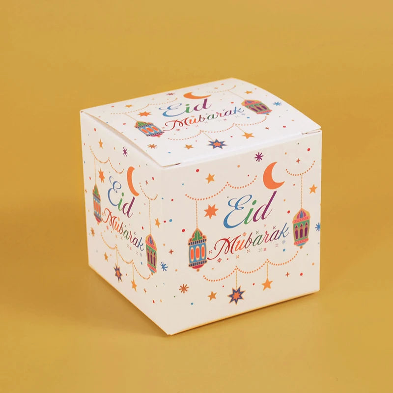 Eid Mubarak Candy Gift Boxes – Ramadan Decoration 5/10 Pcs Festive Gift Box Babs