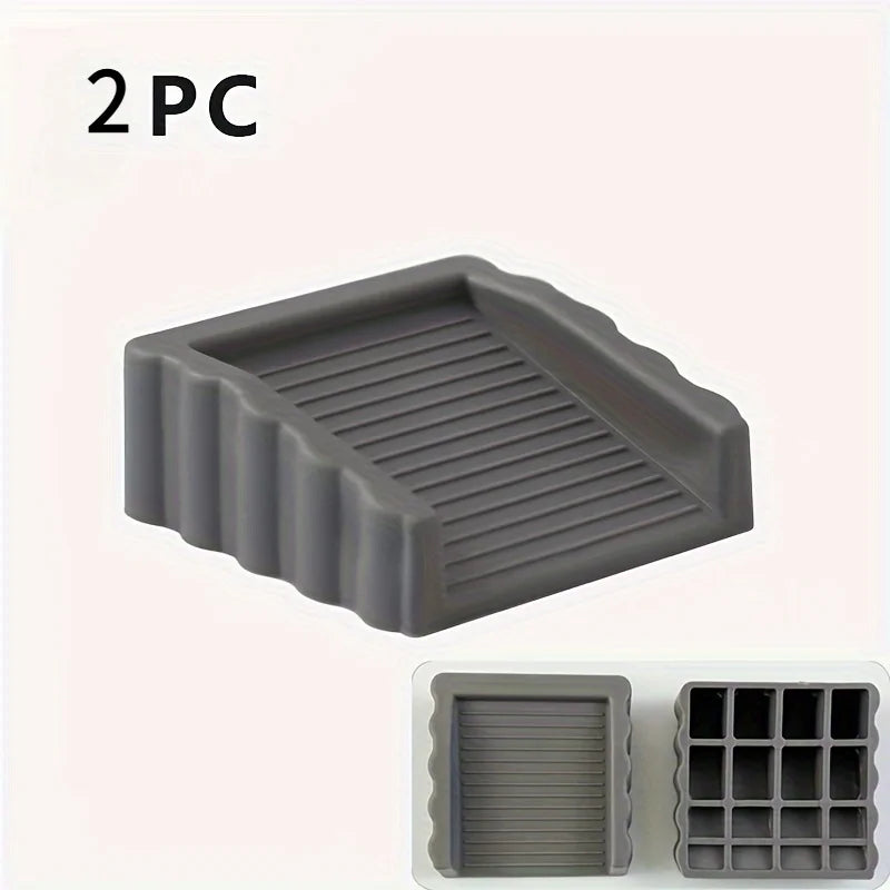 2pcs Non-Slip Door Stoppers – 4-Color Wedge, Pet-Safe Door Stopper Wedge Babs 2pcs