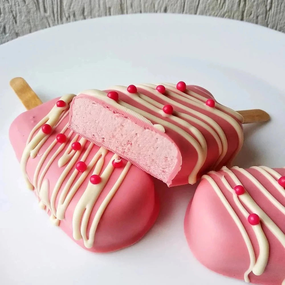 Silicone Popsicle & Ice Cream Mold Tray – DIY Dessert Maker Silicone Dessert Mold Babs