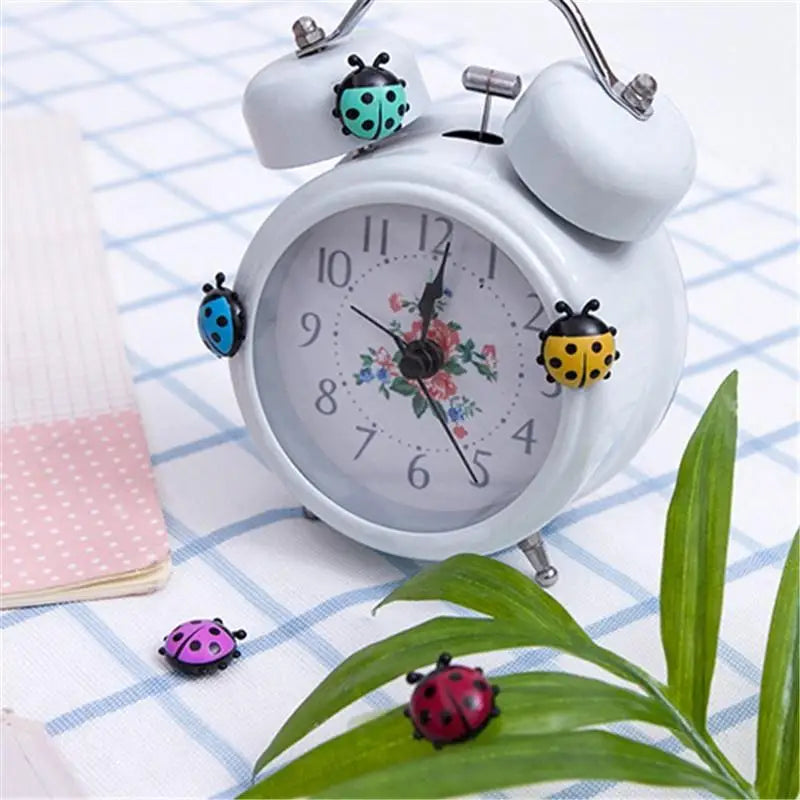 6-Pack Mini Ladybug Fridge Magnets – Cute Cartoon Home Décor Decorative Fridge Magnets Babs