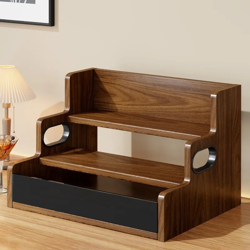 Wooden Wine Rack Vertical Display Holder – Luxury Bar Decor Wine Rack Babs