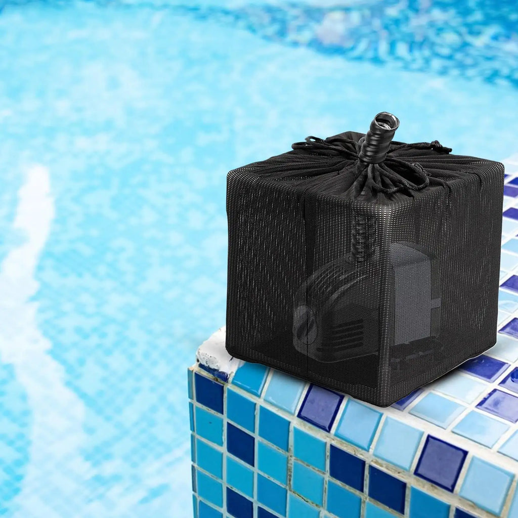 Pond Pump Mesh Filter Bag with Drawstring – Anti-Clog Cover Pond Pump Filter Bag Babs