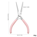 Pink Long Nose Pliers – Nail Art, Jewelry & DIY Craft Tool Nail Art Pliers Babs Pink