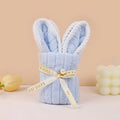 5-Pack Cute Rabbit Cotton Towels | Easter & Party Gift Favors Novelty Gift Towels Babs Blue 5Pcs