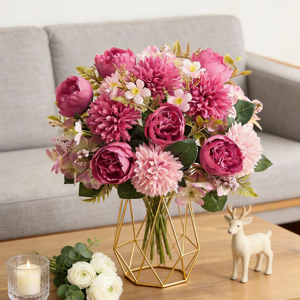 Artificial Silk Chrysanthemum Rose Flowers – Wedding & Home Décor Artificial Silk Flowers Babs