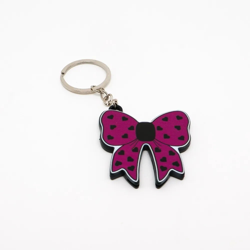 Bow Tie Keychain Bottle Opener – Cute Plastic Accessory Keychain Bottle Opener Babs