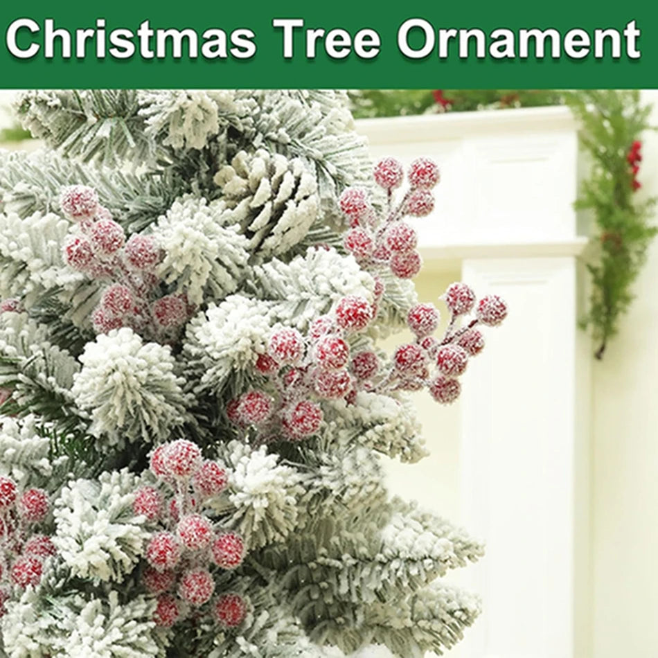 Artificial Holly Berry Branch Stems – Festive Home & Wedding Decor Artificial Plant Stems Babs