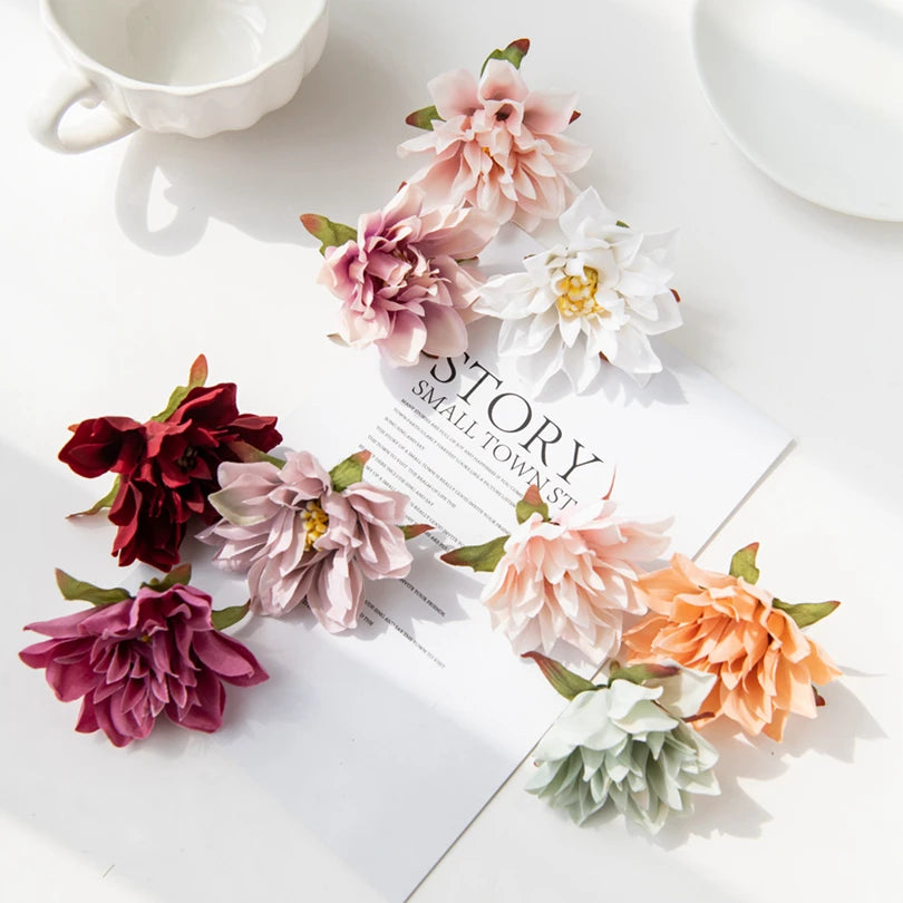 Silk Gerbera Artificial Flowers 7CM 10/20pcs – Wedding Decor Artificial Silk Flowers Babs