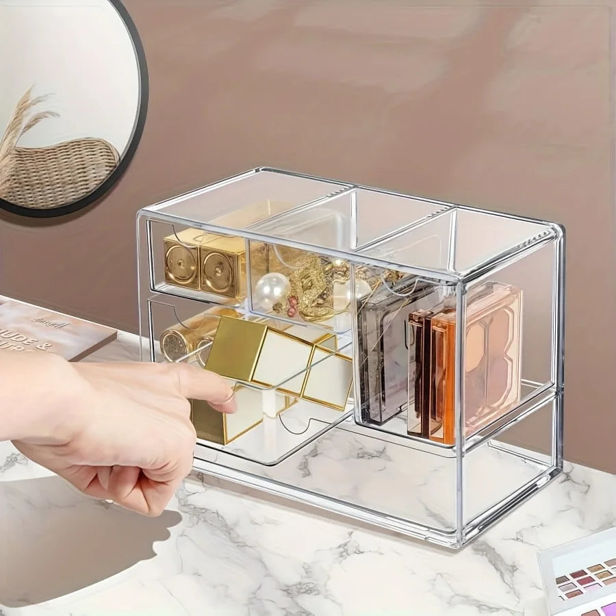 6-Drawer Acrylic Makeup Organizer – Vanity & Desk Storage Makeup Organizer Babs