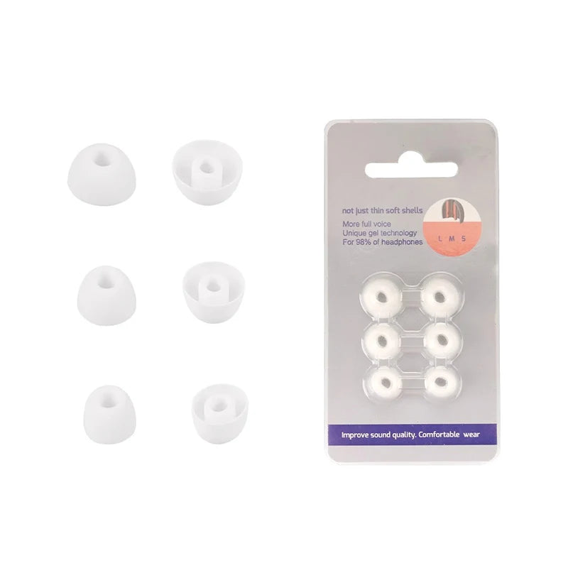 6Pcs Silicone Ear Tips for Nothing Ear (1)(2)(A) TWS Headphones Earphone Ear Tips Babs