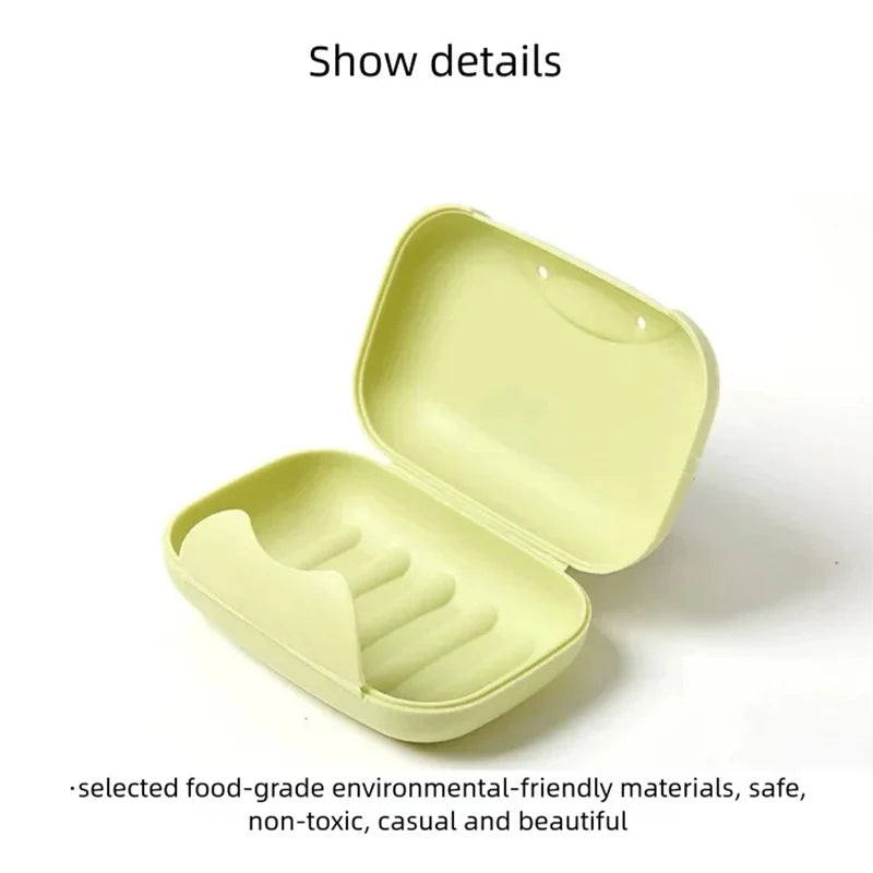 Portable Travel Soap Dish Box – Candy Color Plastic Holder Travel Soap Dish Babs