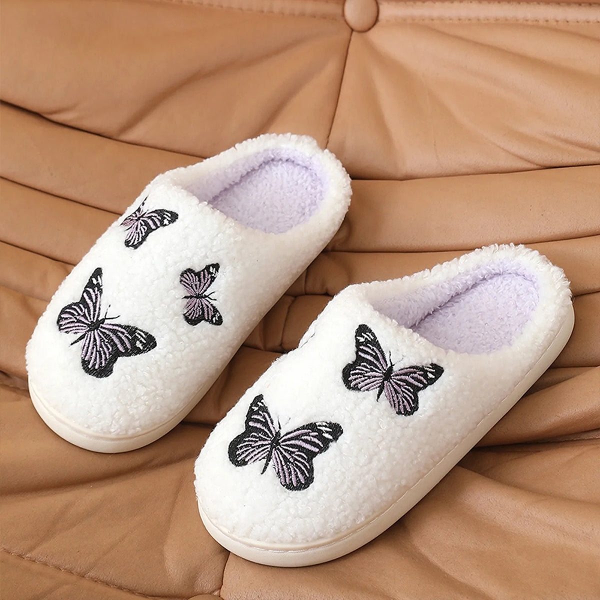 Women's Fuzzy Memory Foam Slippers – Cozy Indoor House Shoes Women's House Slippers Babs