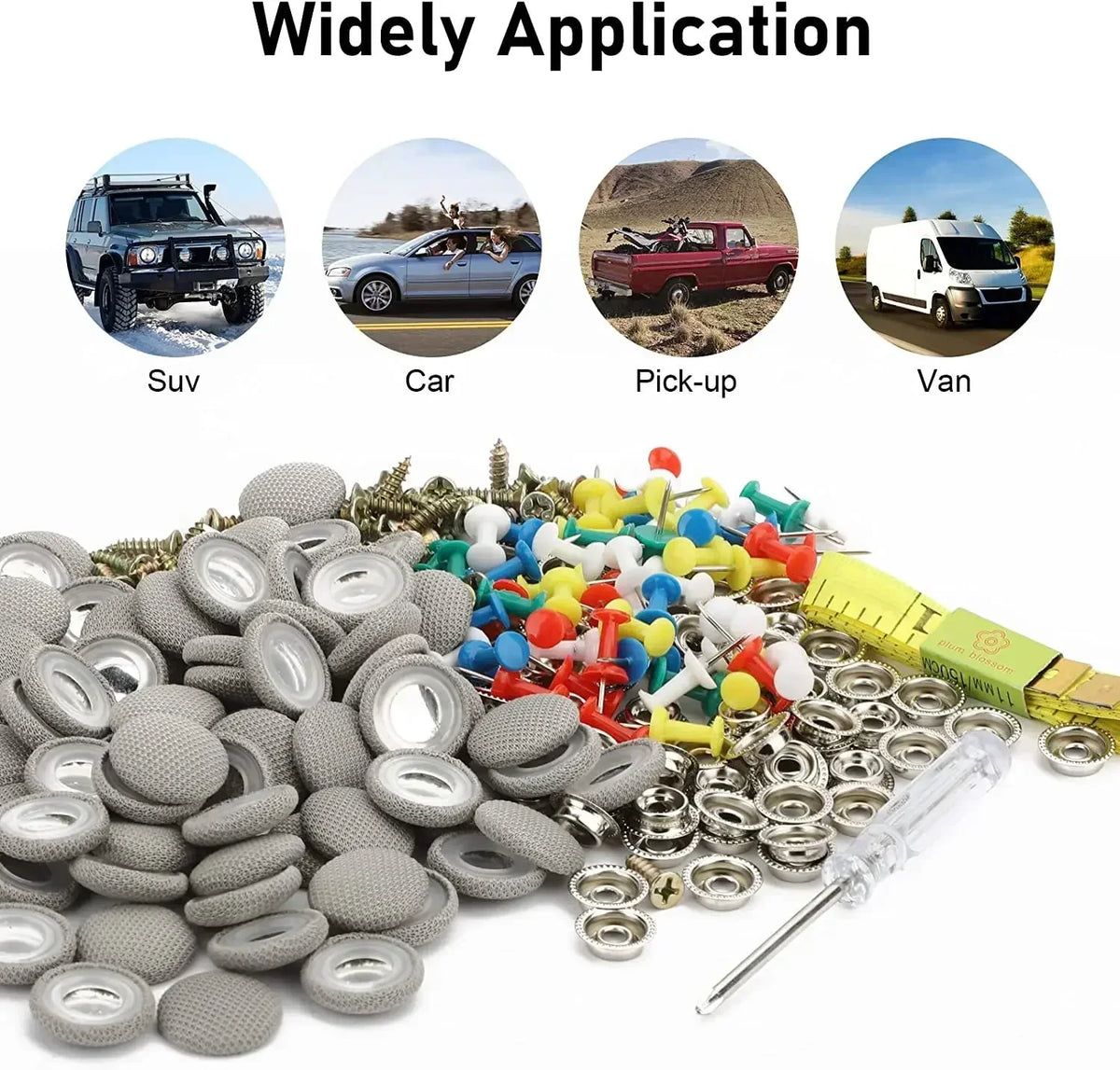Car Headliner Repair Fastener Buckle – Ceiling Fabric Fix Clips Headliner Repair Clip Babs
