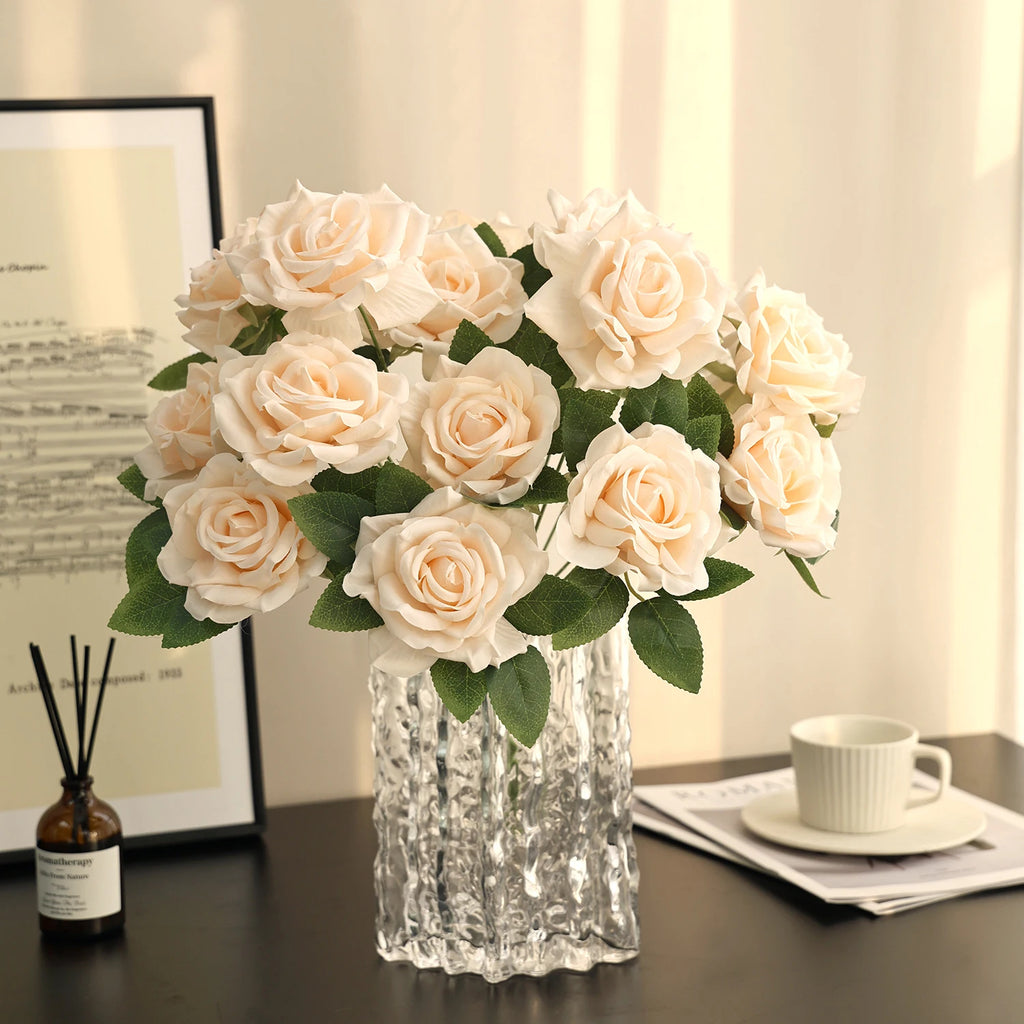 Artificial Silk Peony Bouquet – Wedding & Home Decor Gift Artificial Flower Bouquet Babs