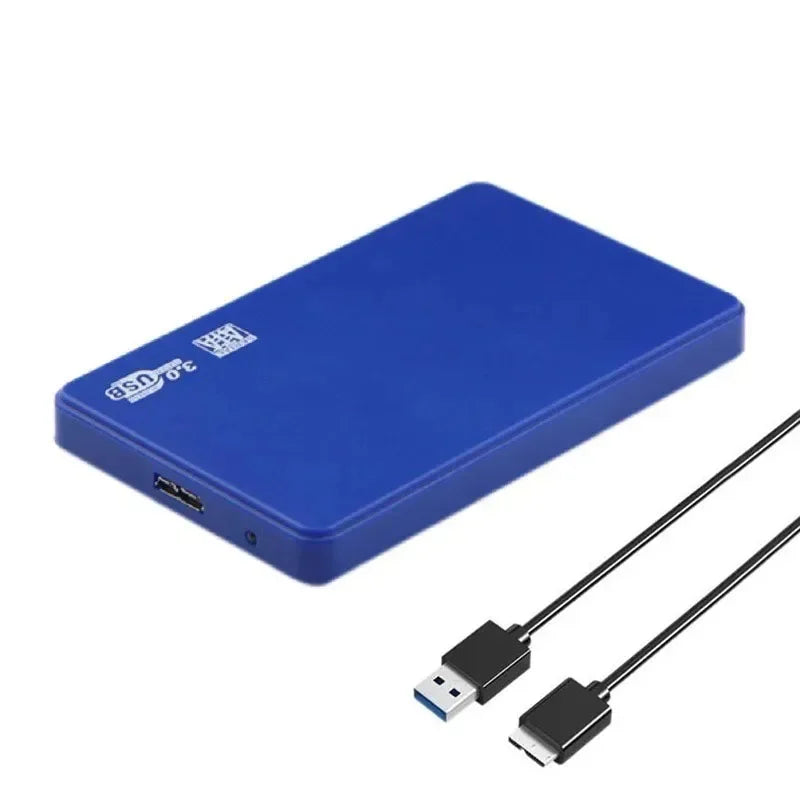USB 3.0 2.5" SATA HDD SSD External Hard Drive Enclosure | 5Gbps Hard Drive Enclosure Babs Blue