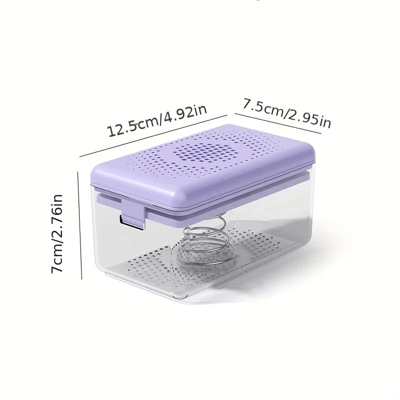 Soap Box with Roller – Waterproof Foaming Soap Holder Soap Dish Holder Babs