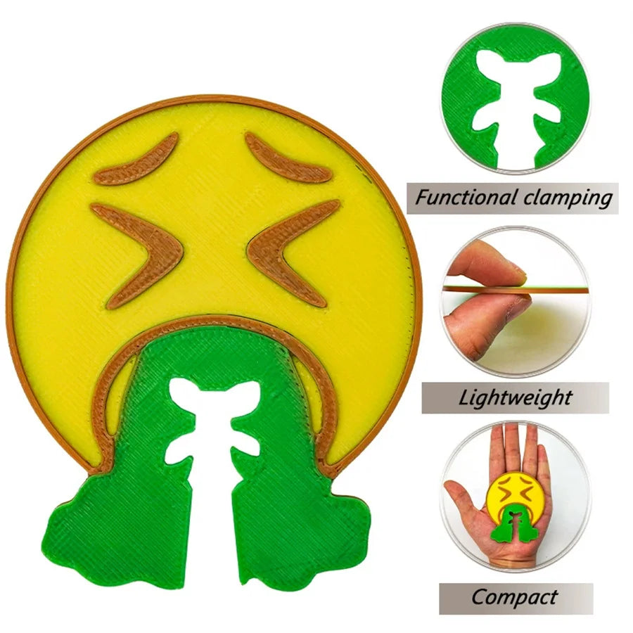 Funny Emotion Food Sealing Clips – Moisture-Proof Bag Clips Food Sealing Clips Babs