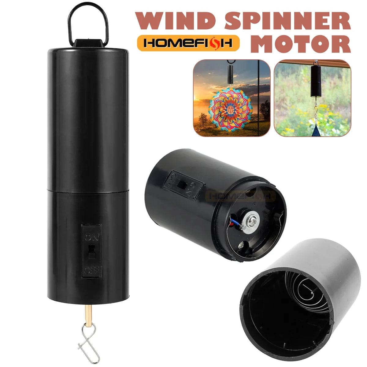30RPM Hanging Rotating Motor for Wind Chimes & Disco Balls Hanging Rotating Motor Babs