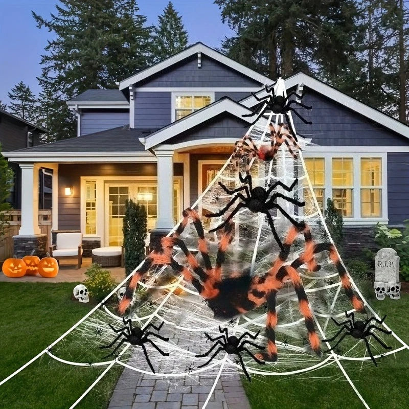 Giant Fake Spider Halloween Decoration – Indoor & Outdoor Halloween Decoration Babs