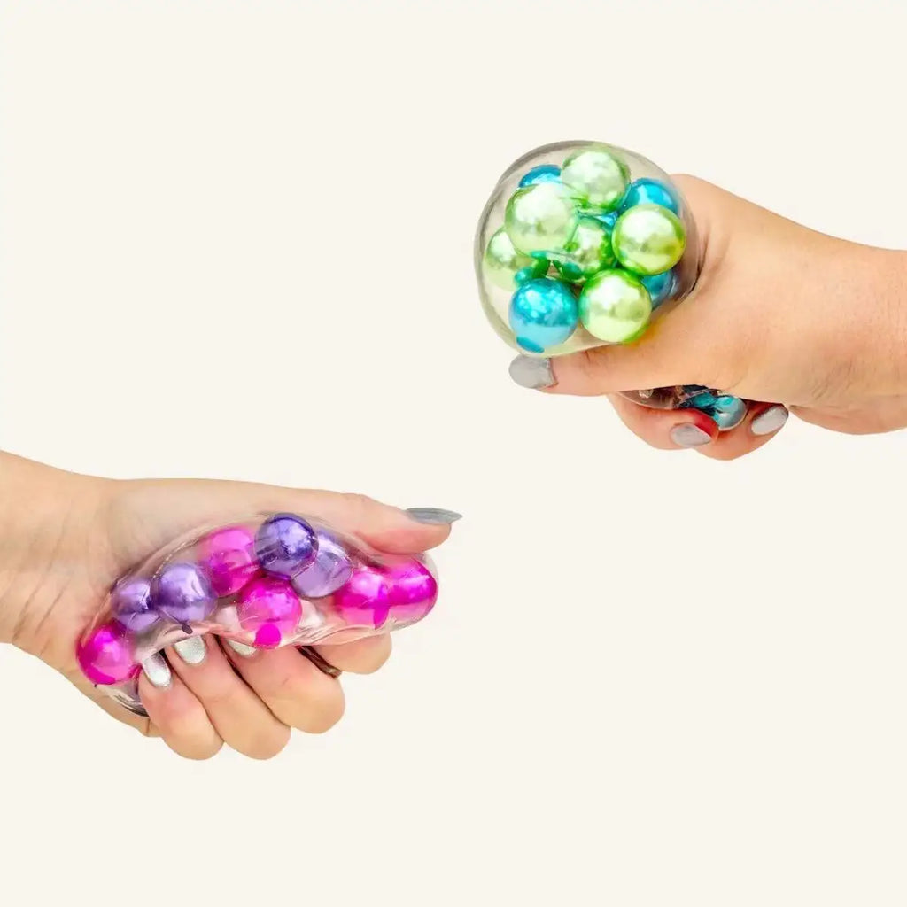 ASMR Pearl Ball Fidget Squishy Cube – Sensory Squeeze Toy Fidget Squishy Toy Babs