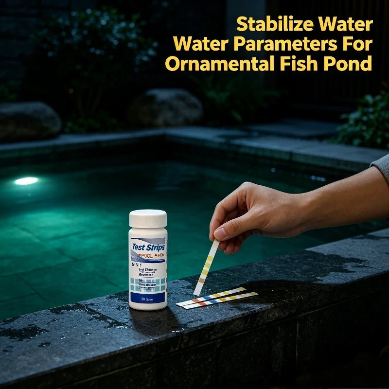 Pool & Spa Water Test Strips 50PCS – pH, Chlorine & Hardness Pool Water Test Strips Babs