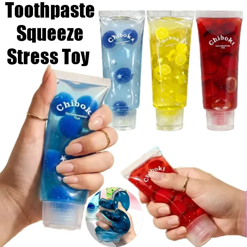 Toothpaste Squishy Stress Ball ASMR Fidget Toy – Kids & Adults Squishy Fidget Toy Babs