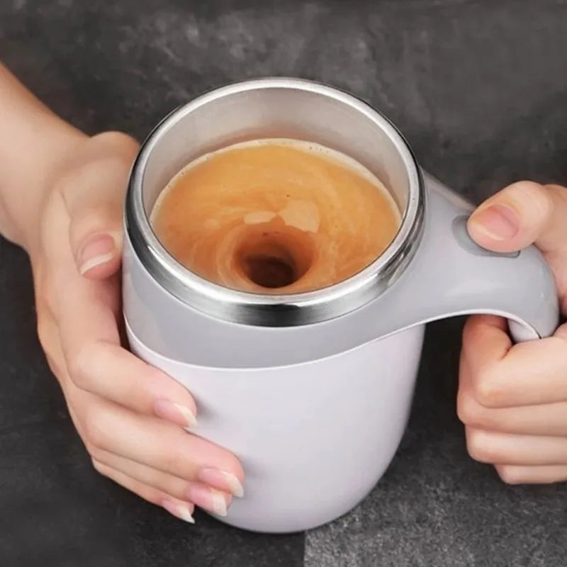 380ml Self-Stirring Magnetic Mug – Smart Coffee Mixer Cup Self-Stirring Mug Babs