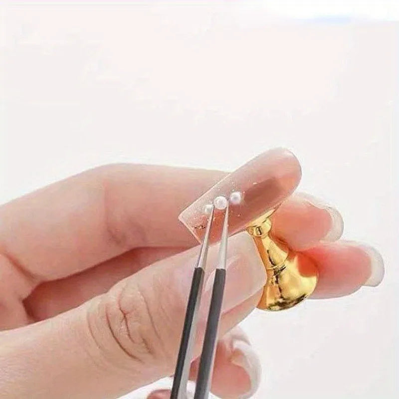 6-Piece Magnetic Nail Art Practice Stands & Tip Holders Nail Art Stand Set Babs