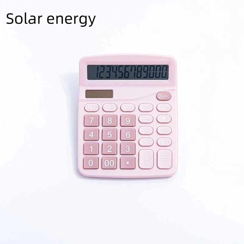 HUXUAN 12-Digit Dual Display Calculator with Money Detector Desktop Calculator Babs B