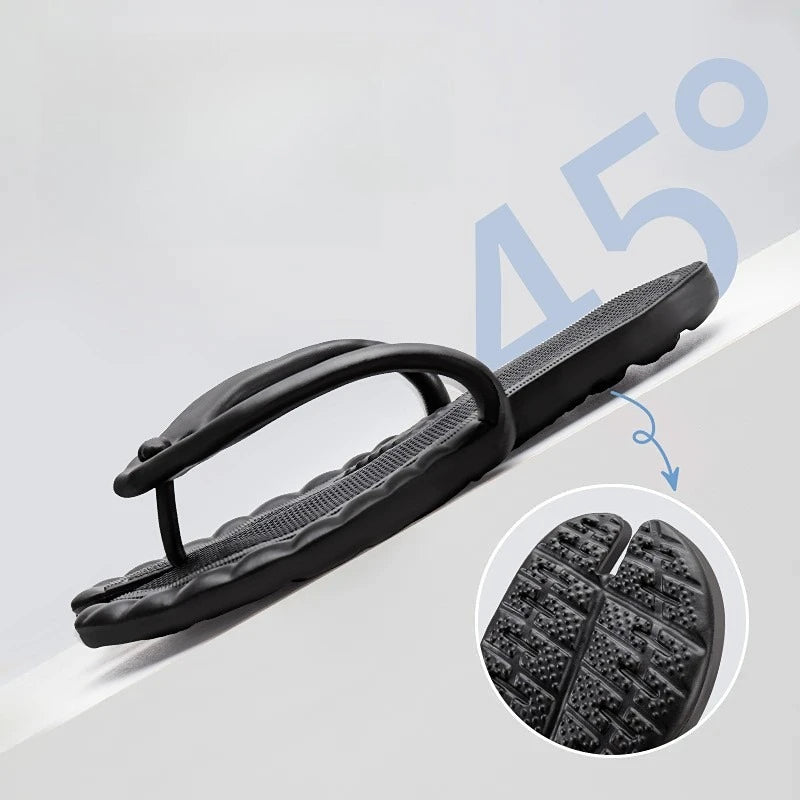 Foldable Travel Slippers Unisex Lightweight Anti-Slip Sandals Foldable Travel Slippers Babs