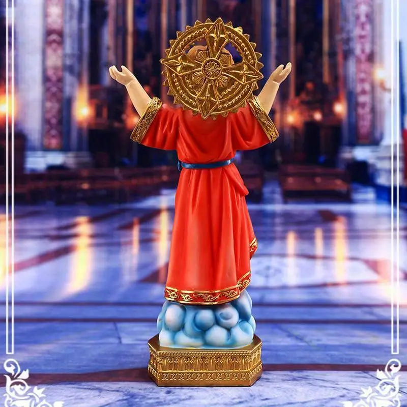 Divino Niño Baby Jesus Resin Statue | Catholic Figurine 20cm Religious Figurine Babs