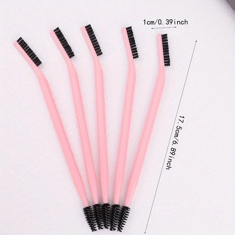 2-Pack Dual-Ended Eyelash Curler & Brow Brush Set Eyelash Curler Set Babs