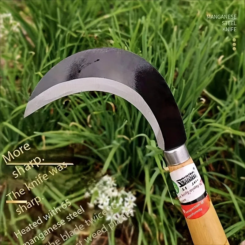 Small Stainless Steel Sickle – Sharp Portable Garden Harvest Tool Garden Sickle Babs